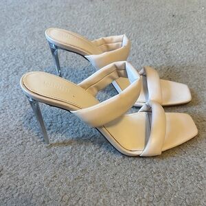 Forever 21 Beige Strappy Heels